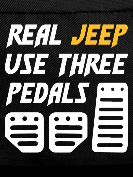 Real Jeeps Use Three Pedals