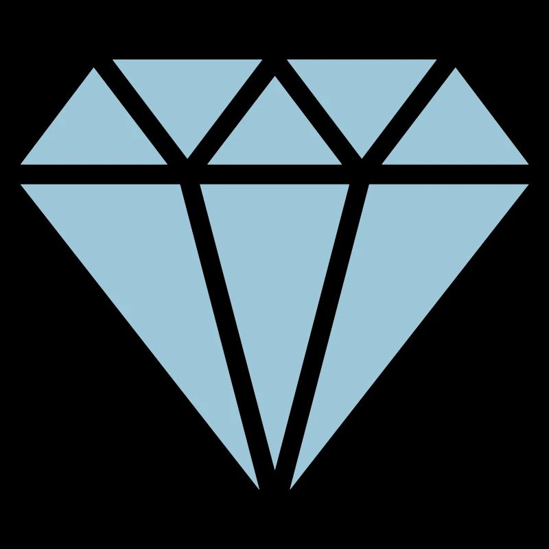 Diamond symbol, triangle, cubic, abstract, ever