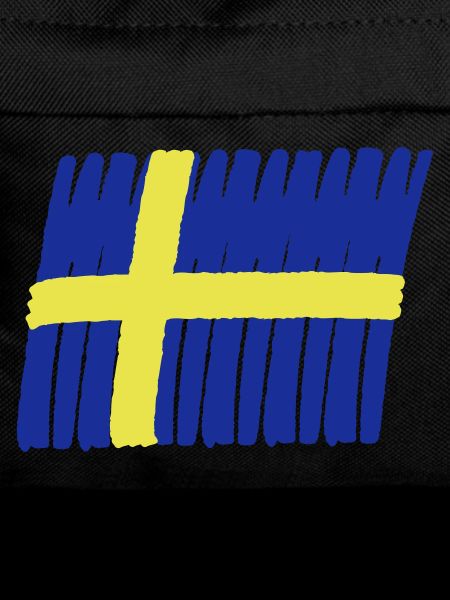 Sweden flag paint