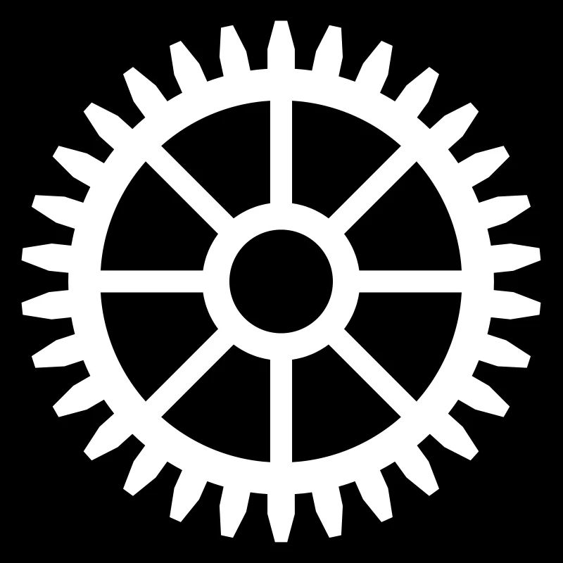 Gear vector design template - COLOR CHANGEABLE