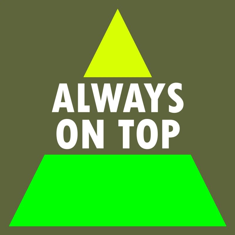 Always on top (split triangle)