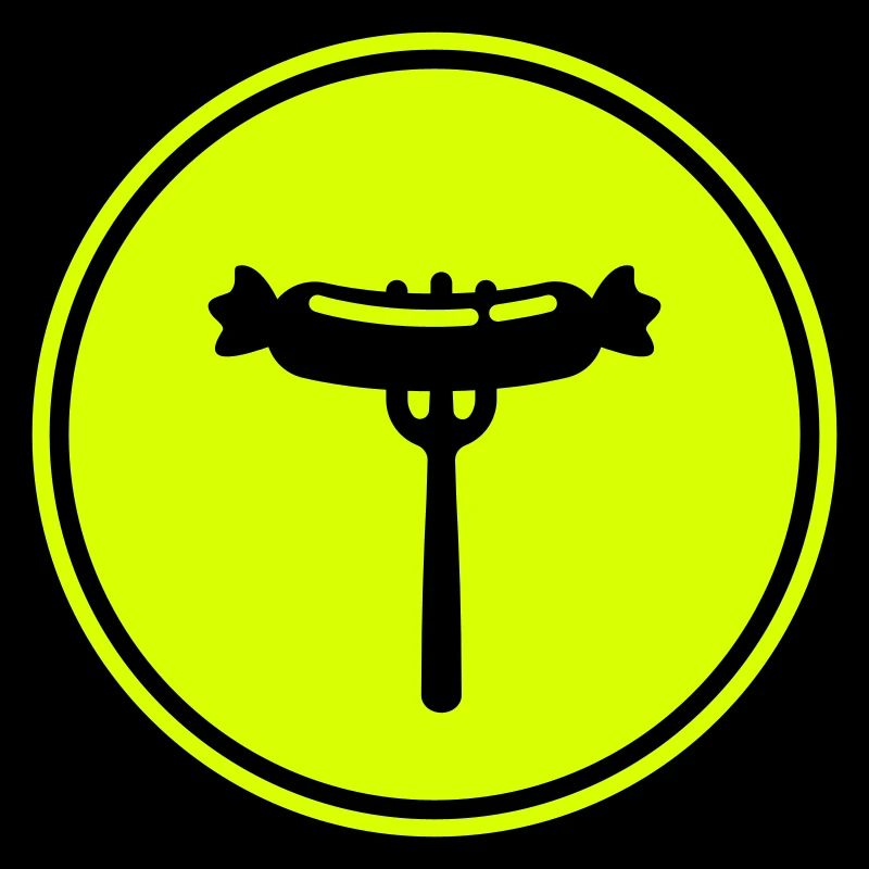 Bratwurst meat icon
