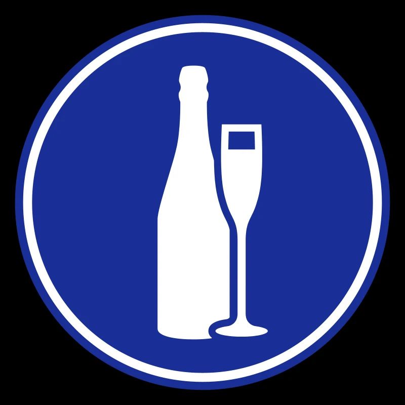 Red wine symbol