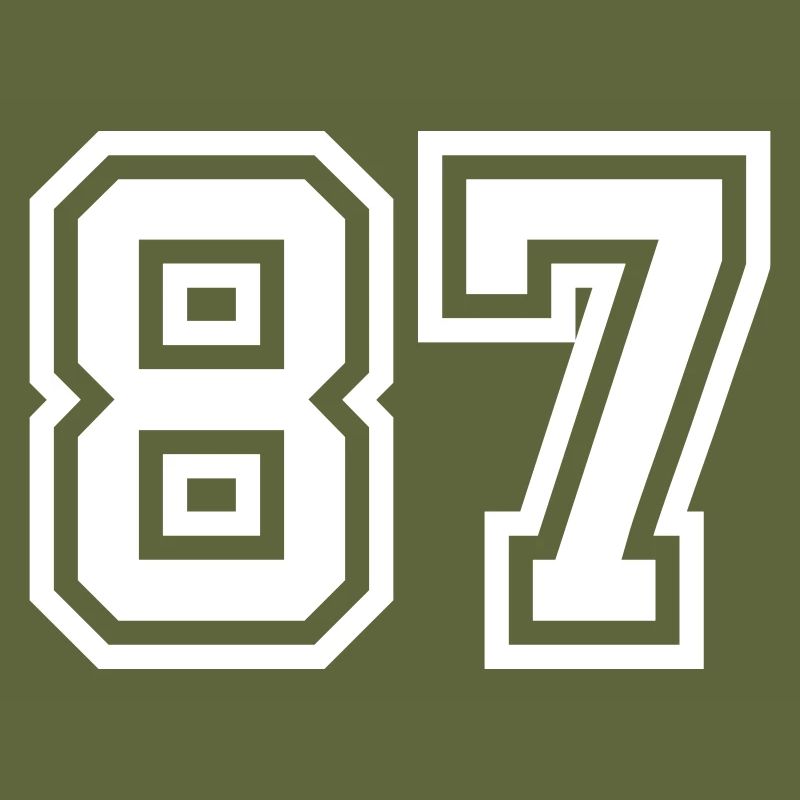 87 Number Symbol