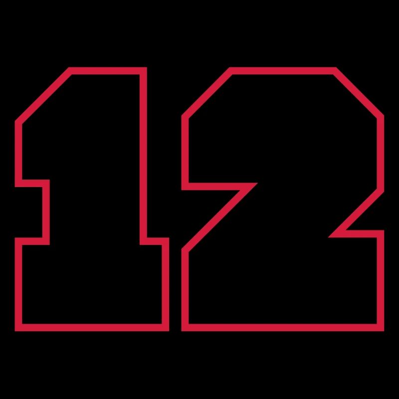 12 symbole de nombre