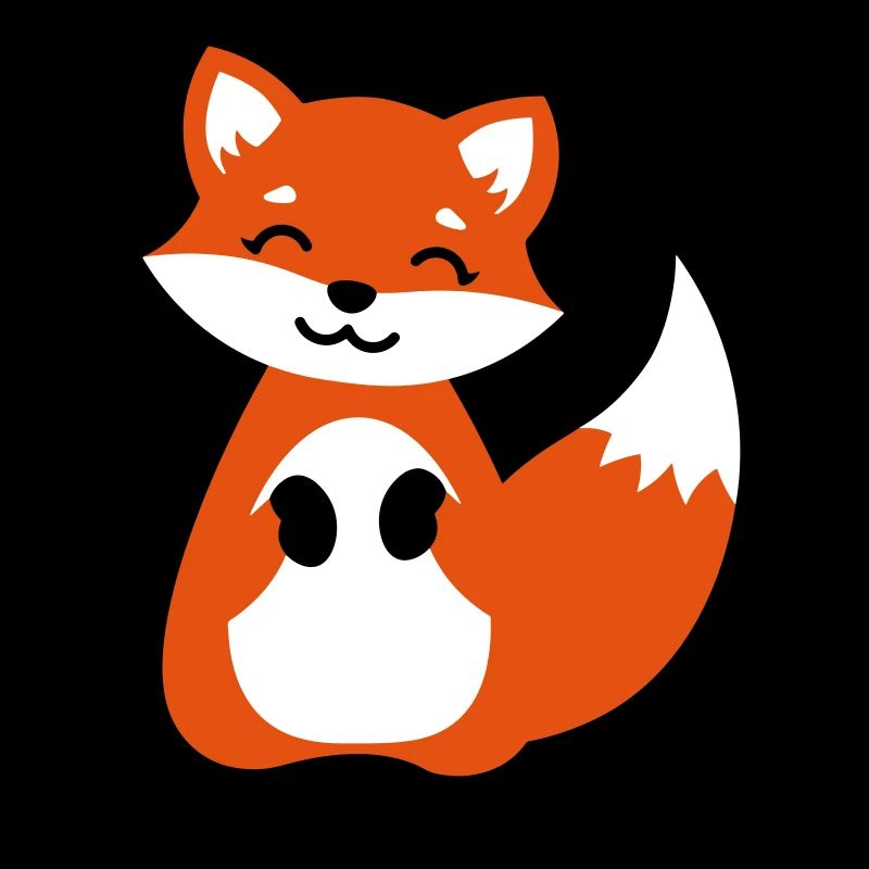 Enfant animal mignon renard