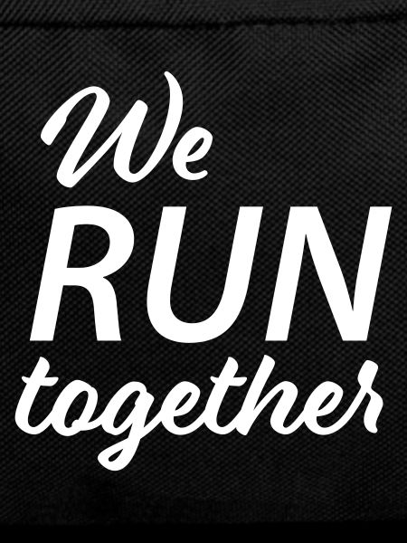 We run together