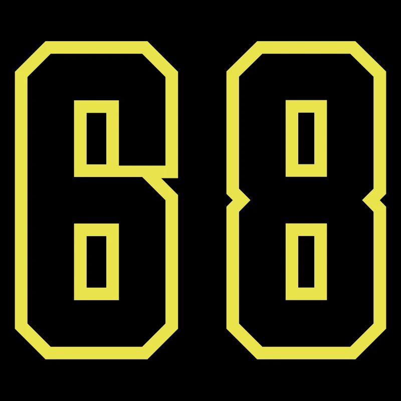 Maillot à 68 numéros