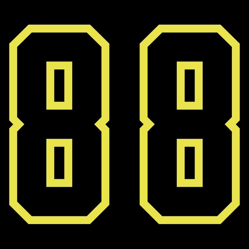 Maillot à numéros 88