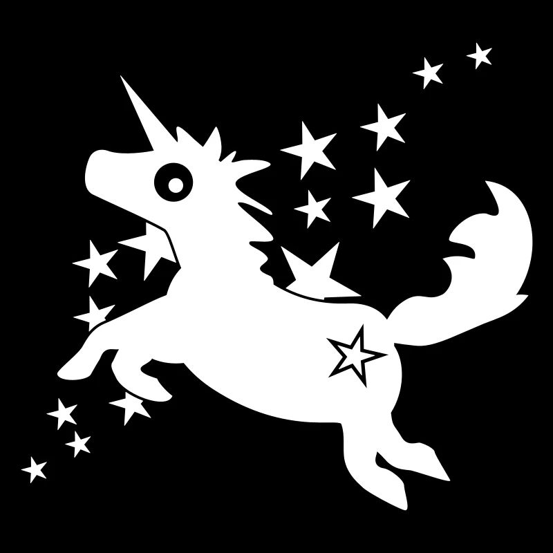Komisches Pony Einhorn (1c)