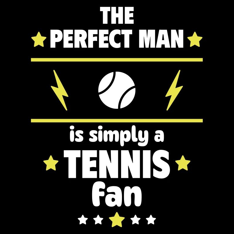 Der perfekte Mann ist einfach ein Tennis-Fan
