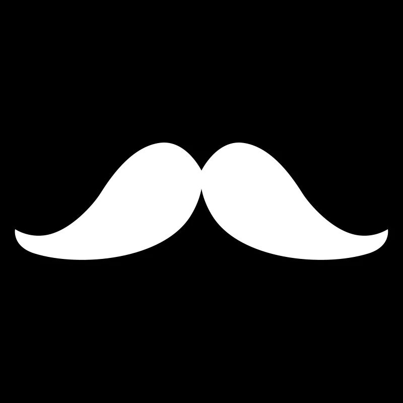 Simply a beard white