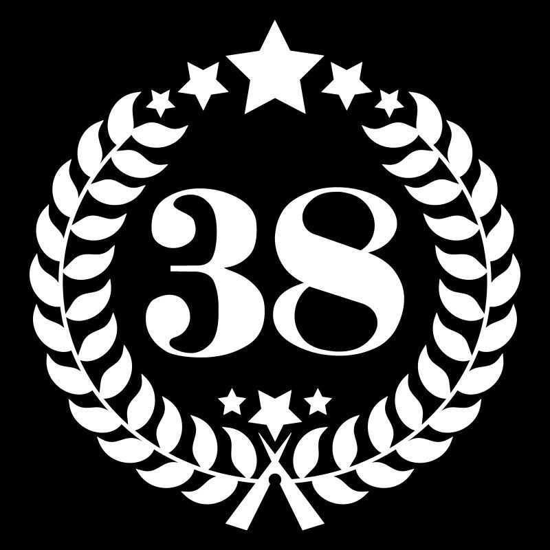 38ter numéro de bague d'anniversaire 38 Ans