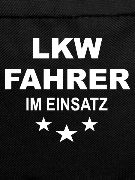 Lkw Fahrer im Einsatz