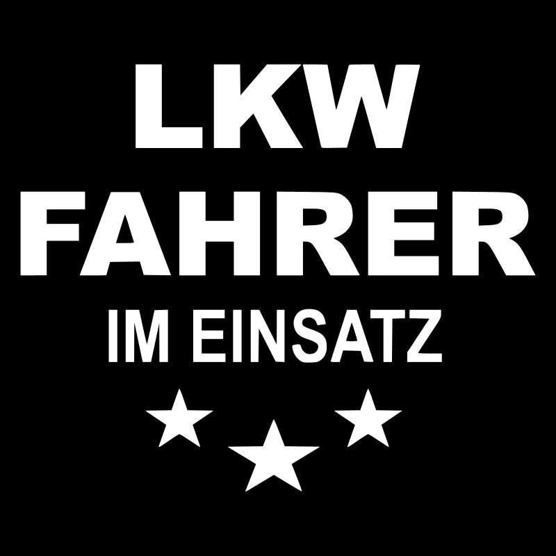 Lkw Fahrer im Einsatz
