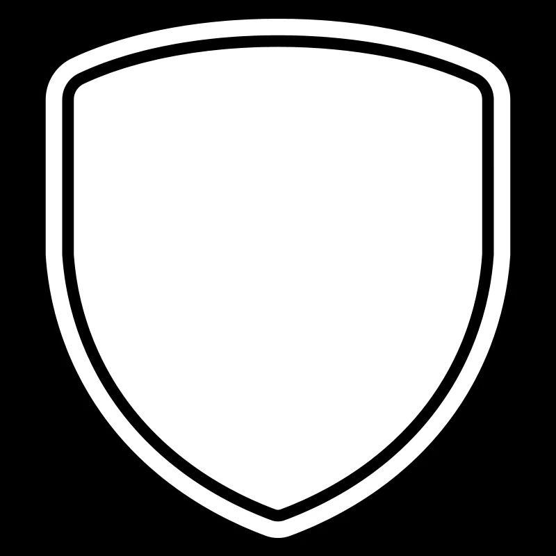 SHIELD BADGE PATCH SHAPE LOGO