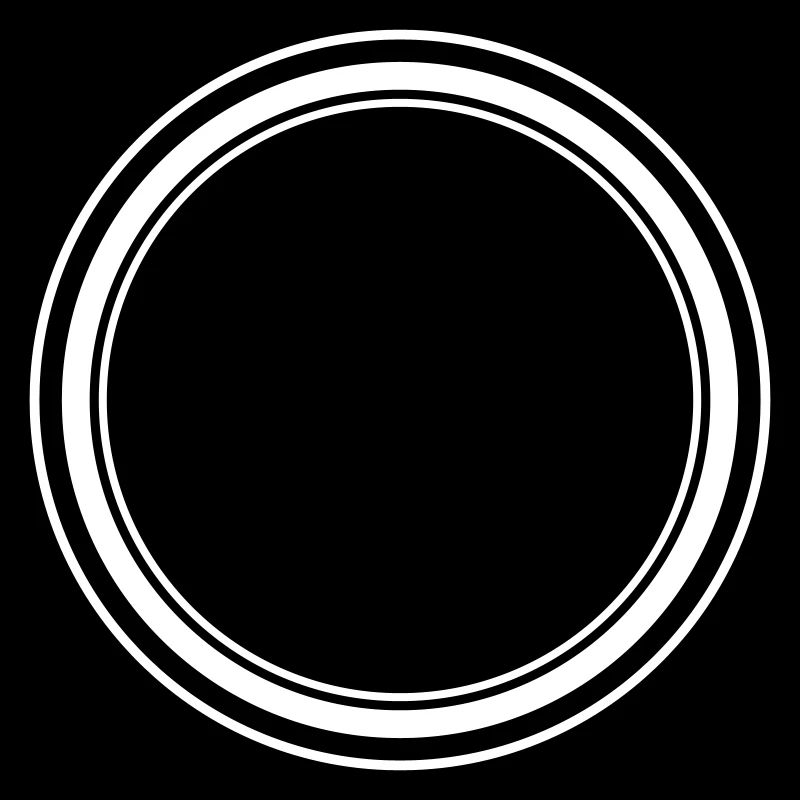 Circle empty symbol placeholder