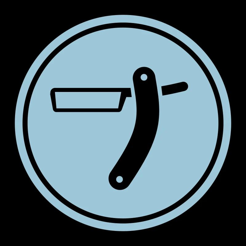 Shaving Barber Circle