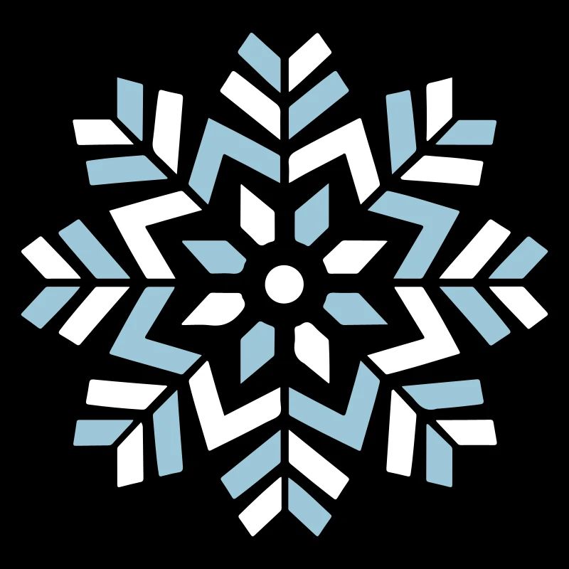 Icône d’hiver flocon de neige