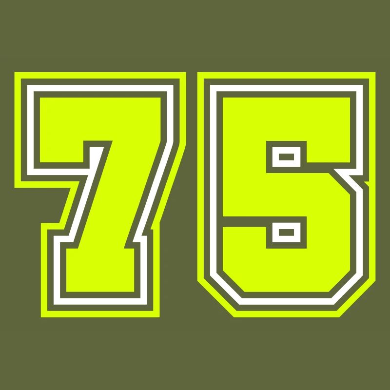 75 number symbol