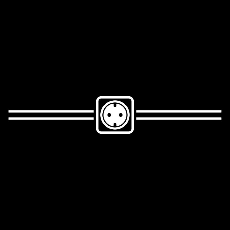 steckdose icon linie
