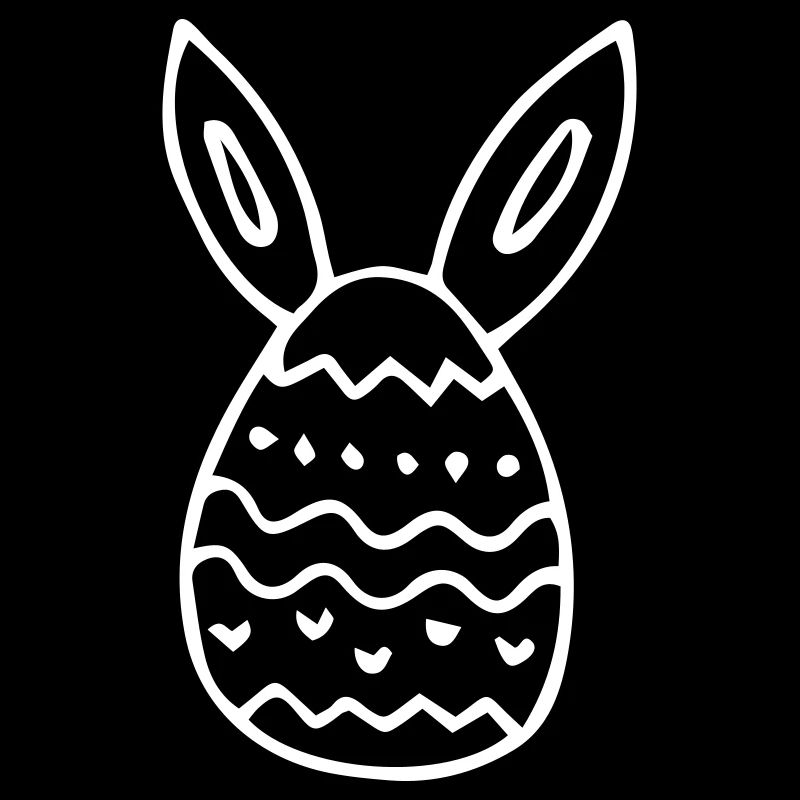 Easter egg with rabbit ears gift idea Easter gift