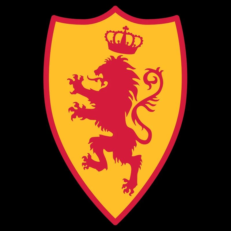 22 Ritterschild Löwe Krone