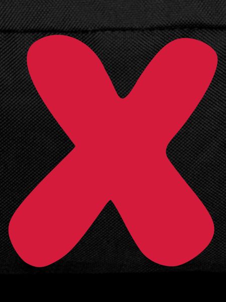 x cross statement icon