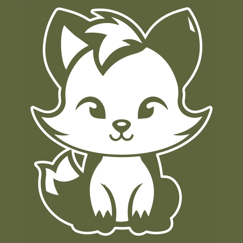Renard mignon mignon bébé