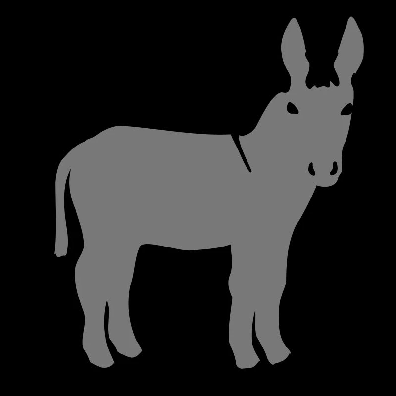 Eselchen Vektor vorn