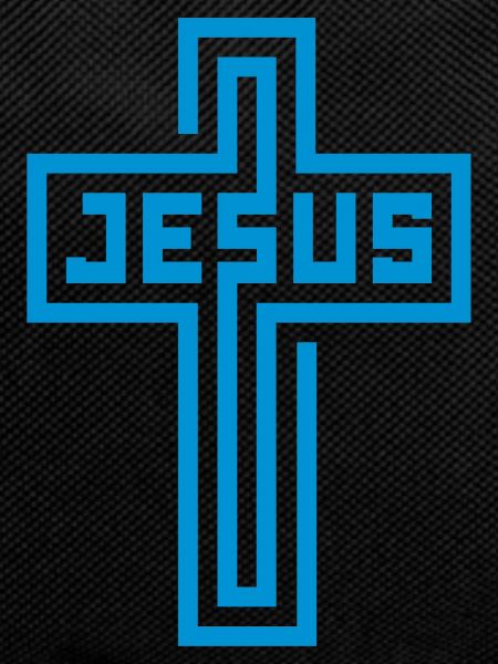 Jesus (cross, lines)