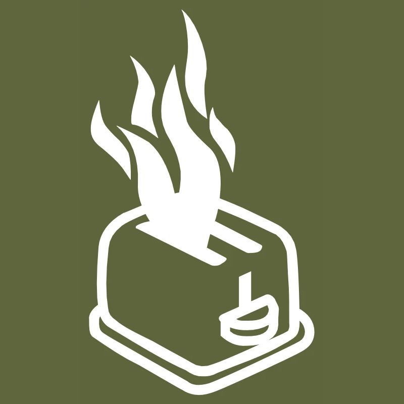 Burning toaster