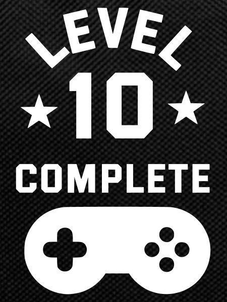 10th birthday level complete