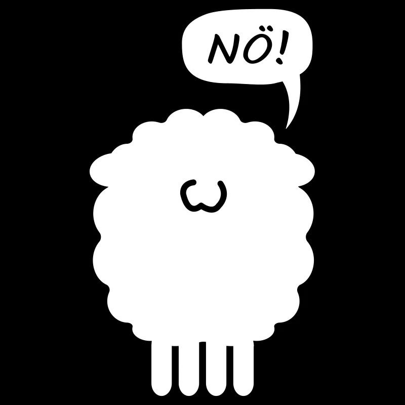 Schaf Statement Nö!
