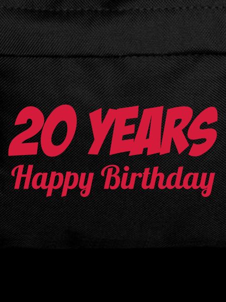 20 years Happy Birthday!