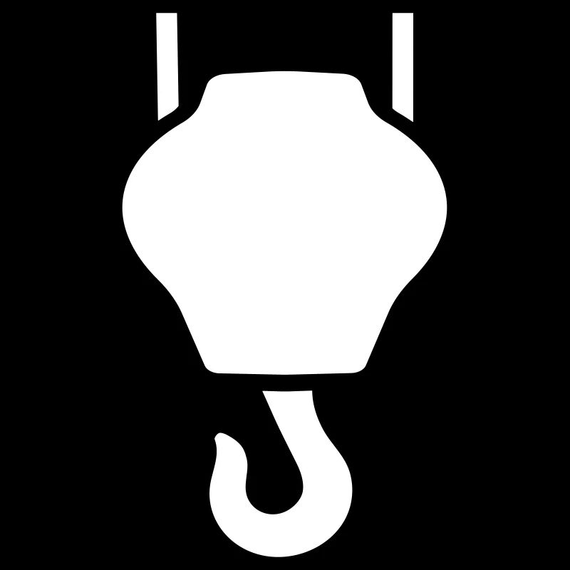 Industrial crane hook Lifting hook or hoist hook