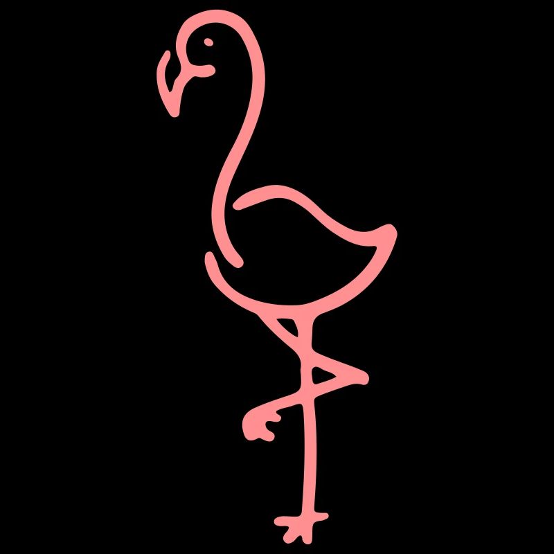 Flamingo Design / Geschenkidee / bunter Vogel