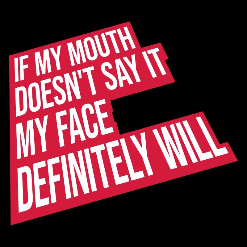 my face definitely will