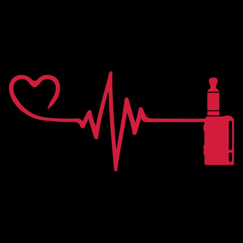 E-Zigarette Puls Herz Liebe