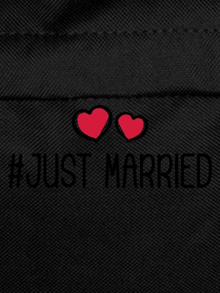 Just Married Wedding Heart