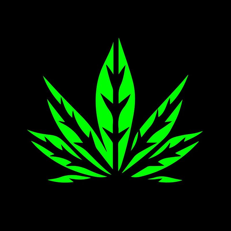 Hanfblatt Hanf Symbol Weed Cannabis