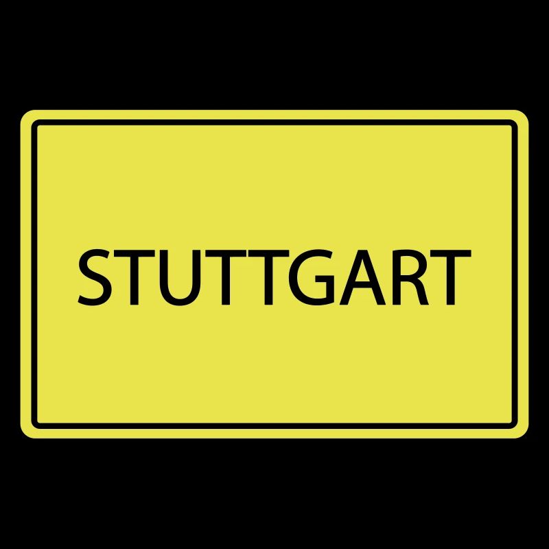 Panneau de signalisation Stuttgart
