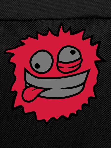 Hairy monster face