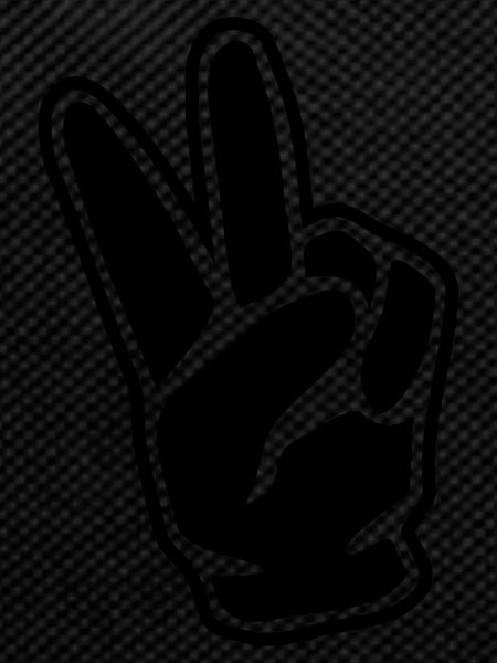 hand peace symbol 1