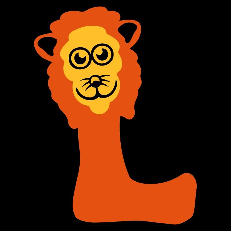 lion letter l animals