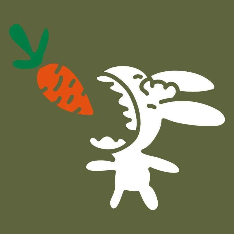 Bunny eats carrot - 3