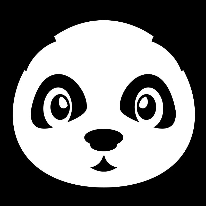 Cute panda with glasses - Nerd Panda Bär - Brille
