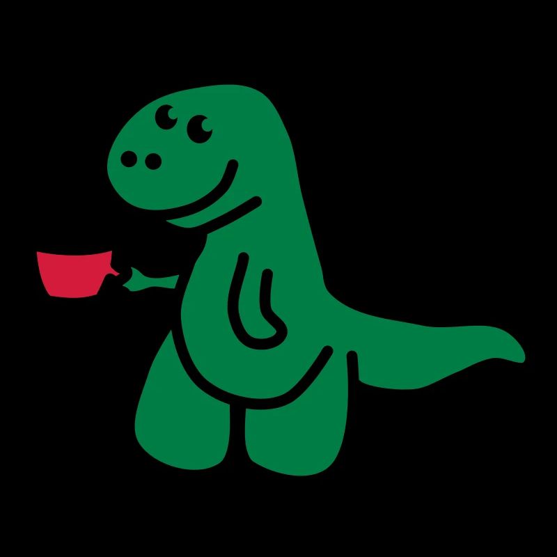 T-Rex liebt seinen Kaffee