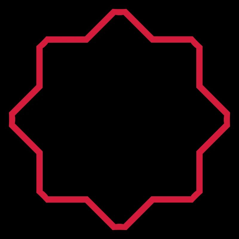 red star border frame text field write n