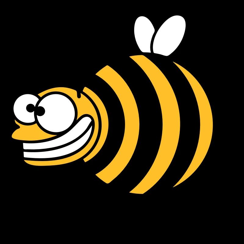 Funny thickness crazy bee